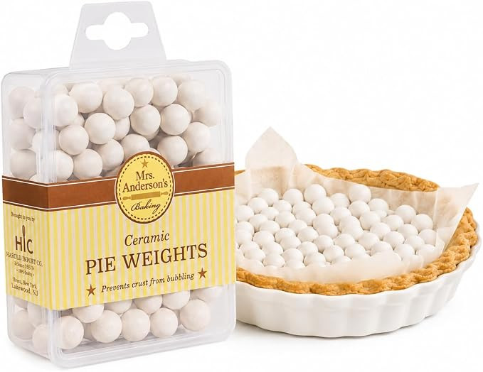 Mrs. Anderson's Baking Ceramic Pie Crust Weights, 135 Count, Natural Stoneware, For Blind Baking ... | Amazon (US)