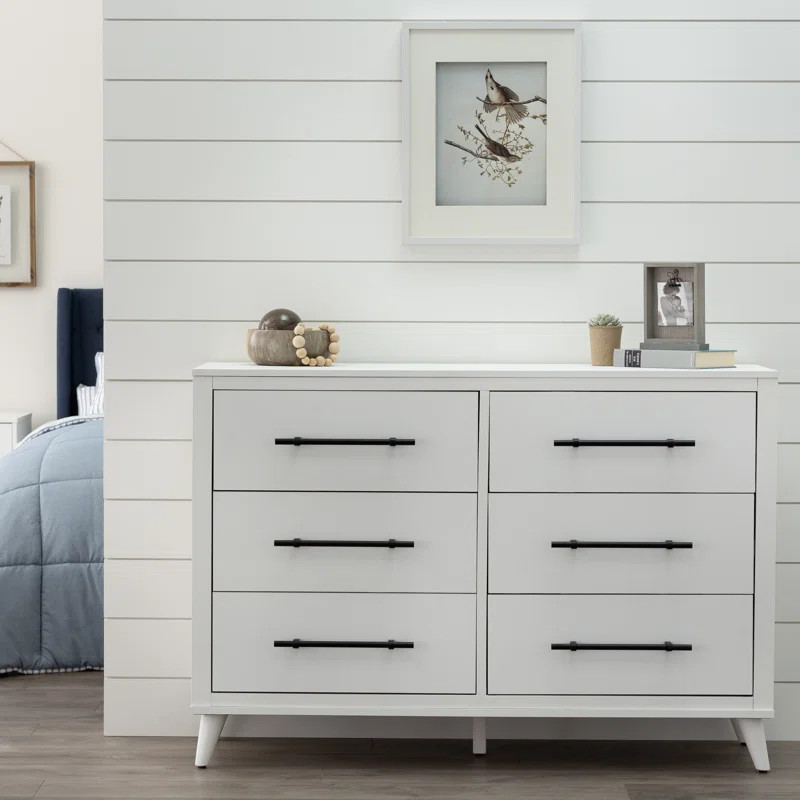 Kai 6 Drawer Double Dresser | Wayfair Professional