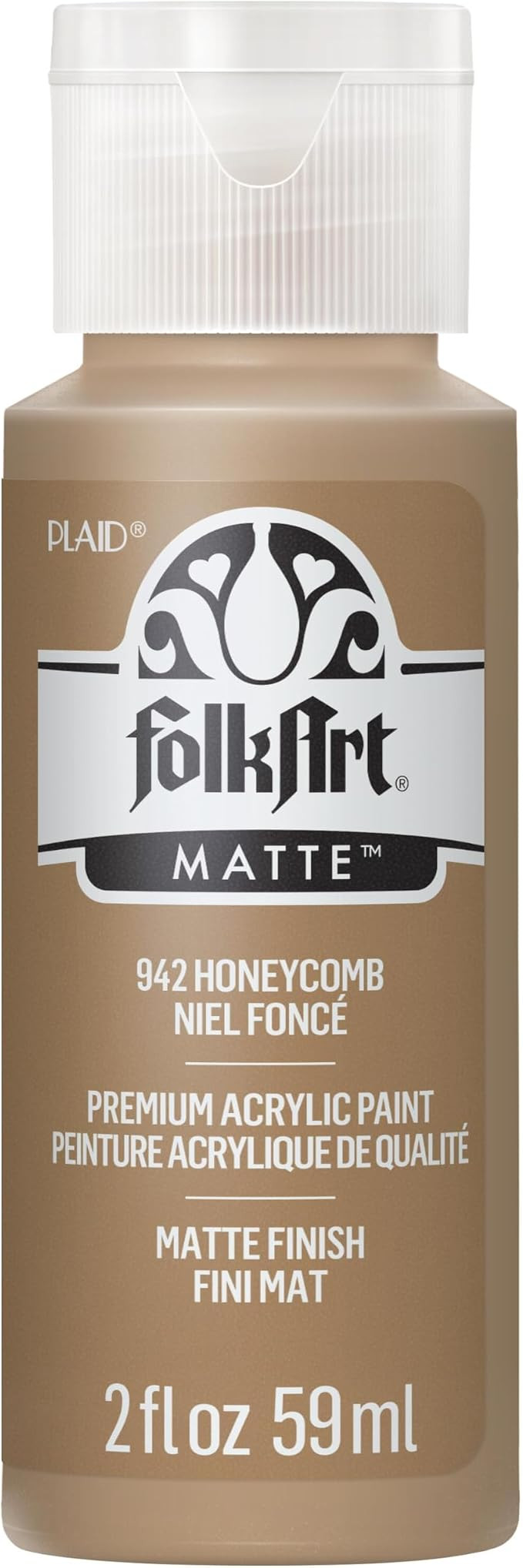 FolkArt Acrylic Paint in Assorted Colors (2 oz), 942, Honeycomb | Amazon (US)