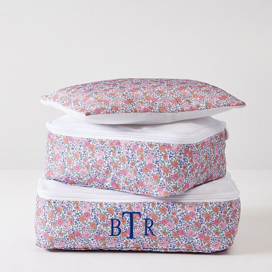 Riley Packing Cubes, Set of 3, Garden Floral | Mark and Graham
