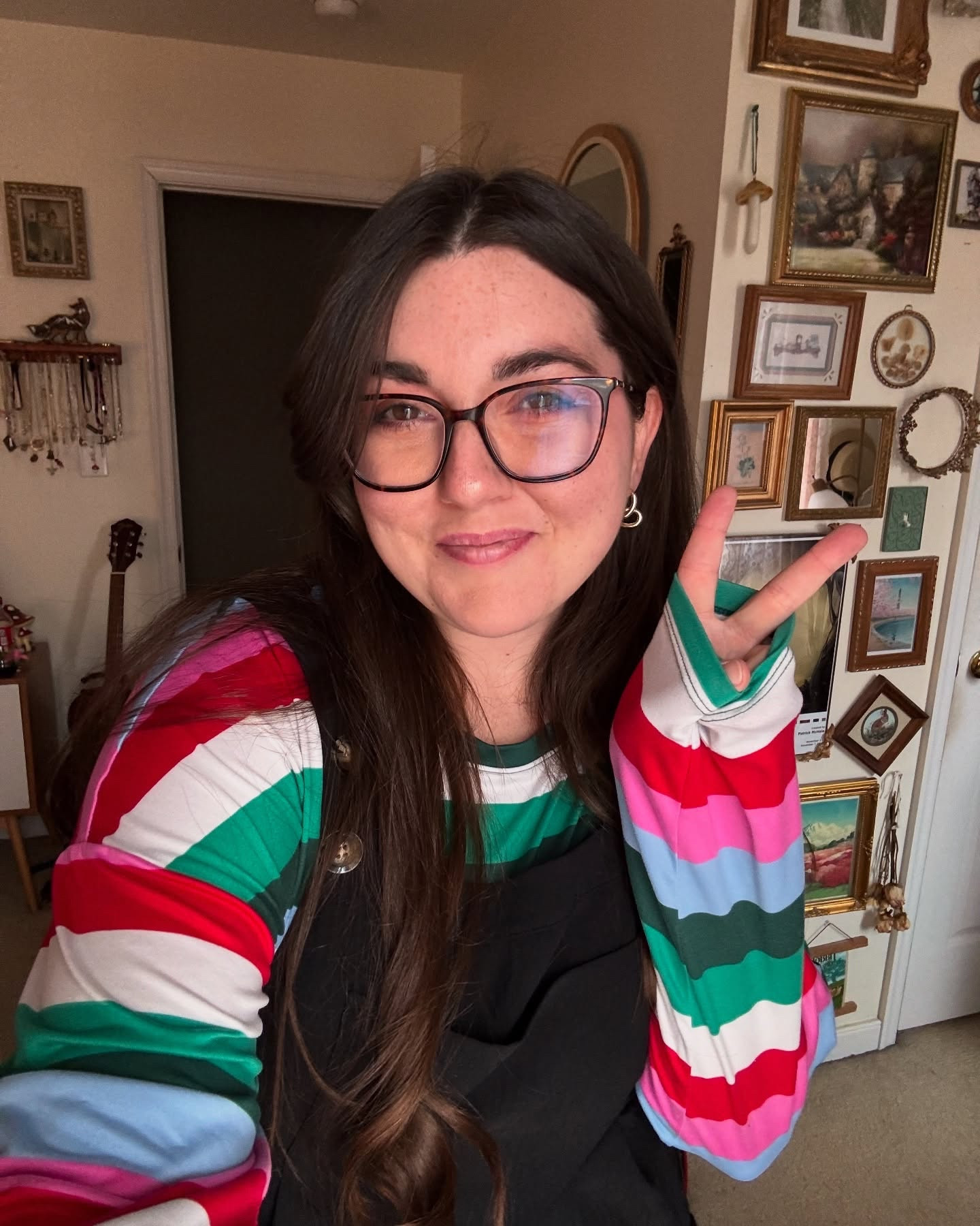 And so January has come to an end. This month was, well, weird. Like many of you, I’ve been feeling incredibly anxious about the state of the world, but at the same time, this very well may have been my most exciting month in my personal life in a very, very long time. It’s odd to feel so scared and so lucky all at the same time. But I think that’s the best say to describe my January. Here is a little recap.
1. Sometimes my depression brings with it emotional blunting. I took this picture today in a moment where I actually fully felt happy. And that, that’s huge!
2. A perfect cup of Italian espresso with some frothed cream in my new pink Valentine’s Day mug. The handle and an indent in the mug form a heart! It is so cute!
3-4. My dad and me practicing archery in our backyard! It took a few quivers, but we eventually both hit the Apple!
5. A few tiny things on my bookshelf. I took this picture to help my boyfriend fully understand the gravity of my obsession for tiny trinkets!
6-7. My copy of Onyx Storm and me and my friend @_jessica_burroughs_ at an incredibly unhinged midnight release party for OS! I’m so glad we did this!
8. Some chocolate chip cookies I baked for the ladies in the office because stuff has been hectic and we needed a treat!
9. The Valentine’s Day card I’m making for my partner! He’s a big tea drinker, and as a certified craft girlie, I thought this was such a fun artsy card!
10. My Dad cutting my hair for me. He’s really the only “hairdresser” I’ve ever trusted.
11. A whimsical winter outfit from my upcoming YouTube video.
12. Finally, me sitting on my floor crying after my partner said the most thoughtful and validating thing in the world to me. I genuinely felt a massive insecurity of mine start to melt away. To be cared for so well is a blessing I will never take for granted. 💕
🎶I picked “Yellow” by Coldplay as the song for this post because I’ve been listening to it on repeat as of late.
✨
And that’s a wrap the on January. I’m hoping February is just as good to me and this good for you! 💕
✨
✨
✨
#lifeupdate #photodump #mentalhealth #mentalhealthjourney