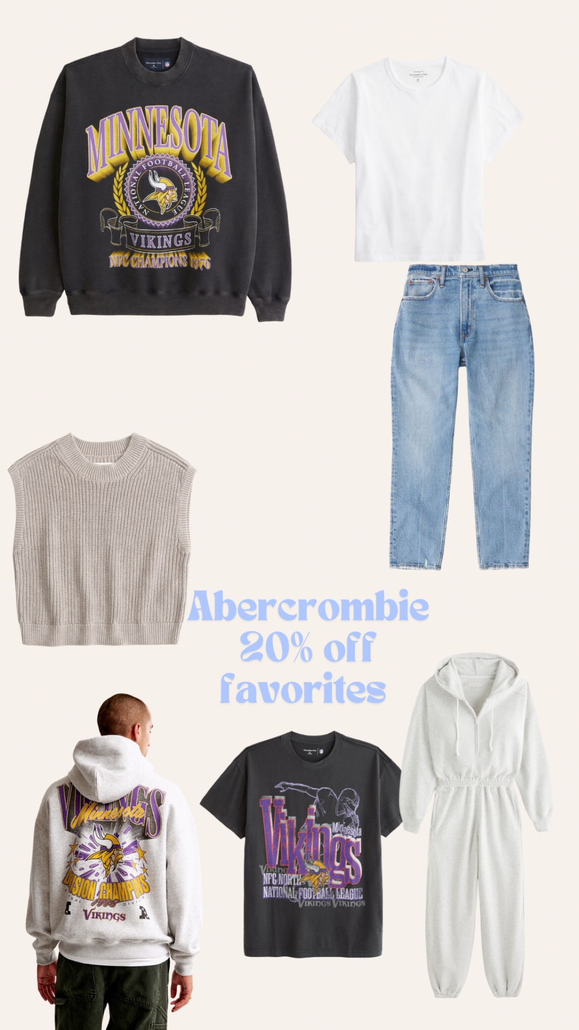 Abercrombie favs!!! 20% off today! 💜

#LTKFallSale