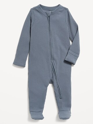 2-Way-Zip Sleep & Play Footed One-Piece for Baby | Old Navy (US)