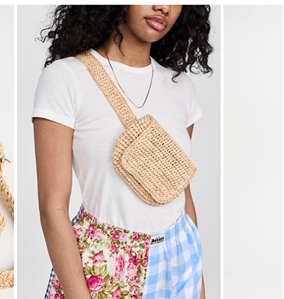 Hat attack straw wicker belt bag. Bumbag is perfect for summer and beach vacations.  

#LTKitbag #LTKtravel #LTKswim