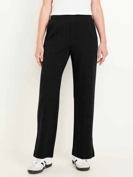 High-Waisted Dynamic Fleece Trouser Pants | Old Navy (US)
