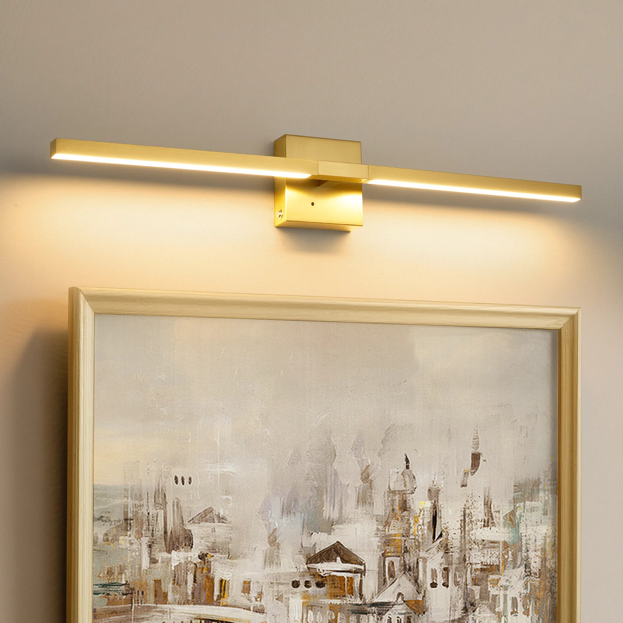 24” LED Battery Operated WIreless Dimmable Picture Light with Remote Control​ (Set of 2) | Wayfair North America