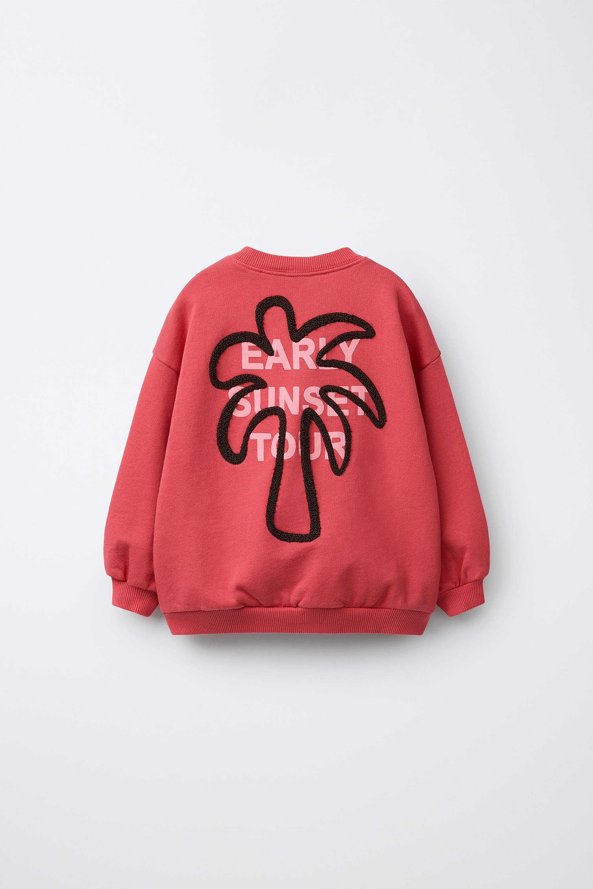 PALM EMBROIDERED SWEATSHIRT | Zara UK