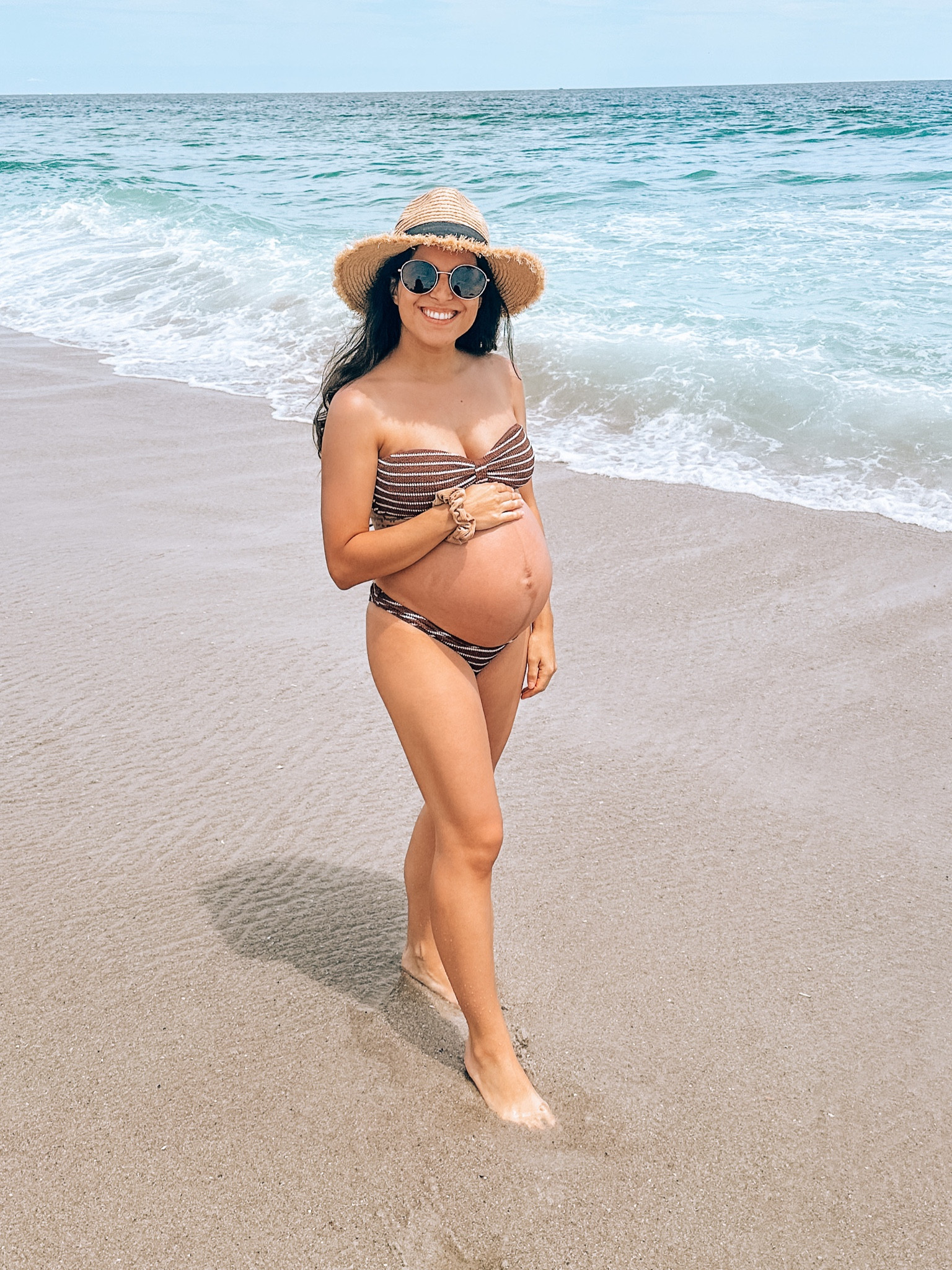 Bump Friendly Swimsuit / Abercrombie Swimsuit / wearing my pre-pregnancy size 

#LTKbump #LTKswim