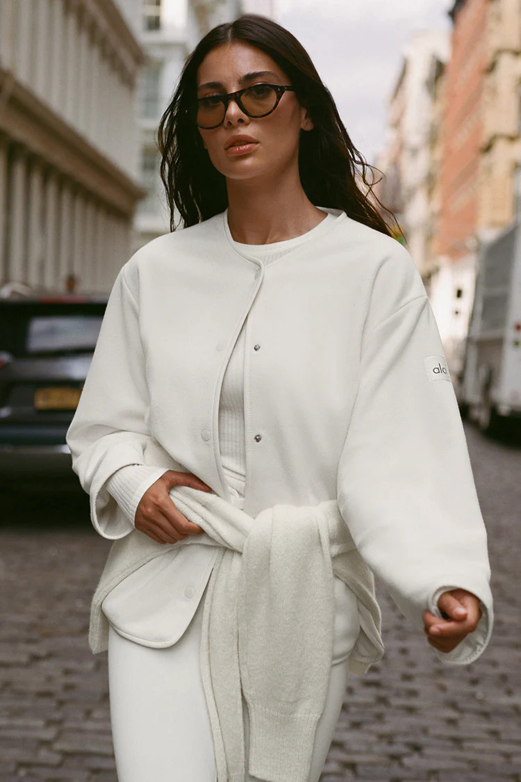 Polar Fleece Take Note Jacket - Ivory | Alo Yoga (US)