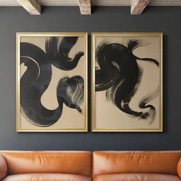 Sea Change I Premium Framed On Canvas 2 Pieces Painting | Wayfair North America