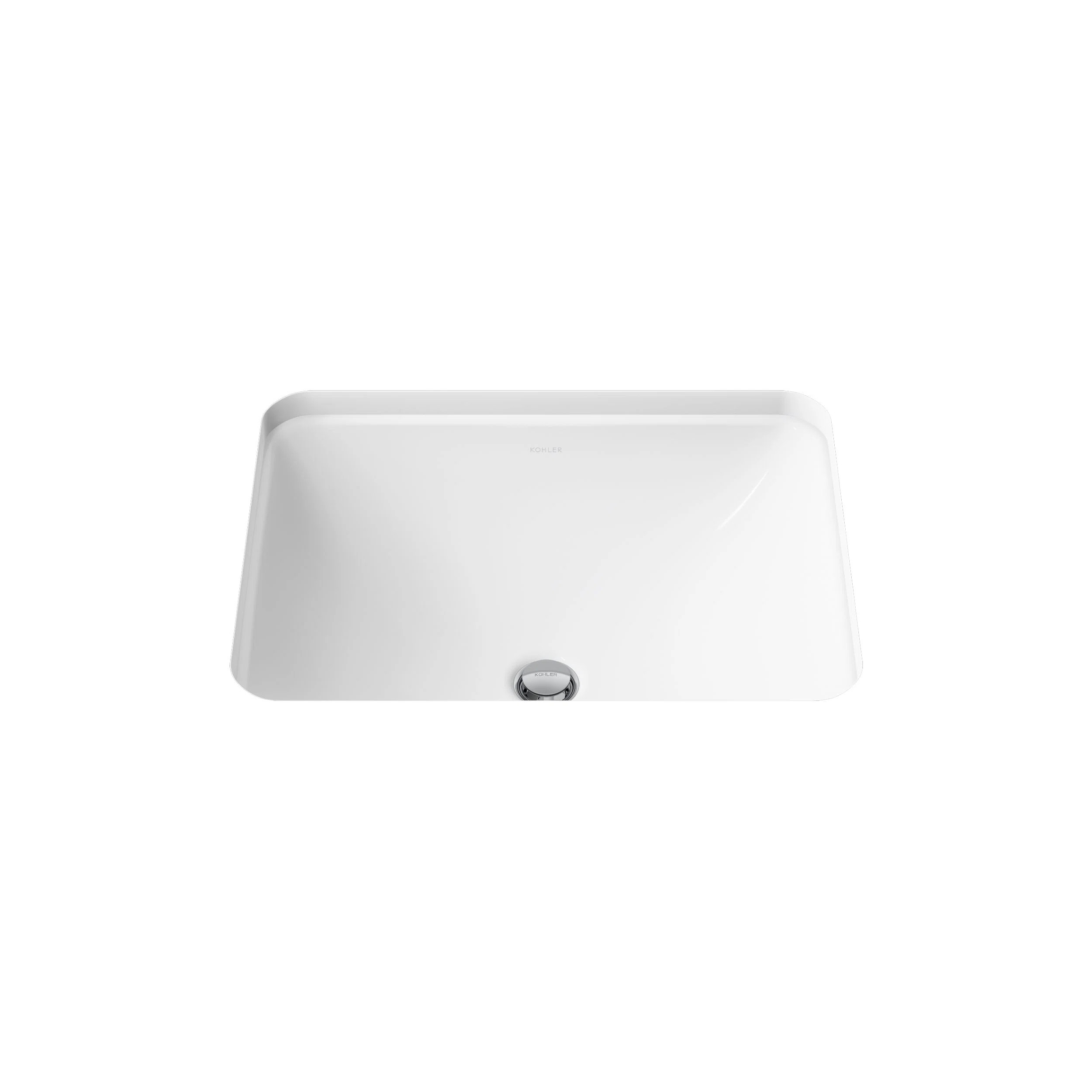 Caxton Kohler Rectangle 20-1/4" Undermount Bathroom Sink with Overflow K-20000-0 | Wayfair North America