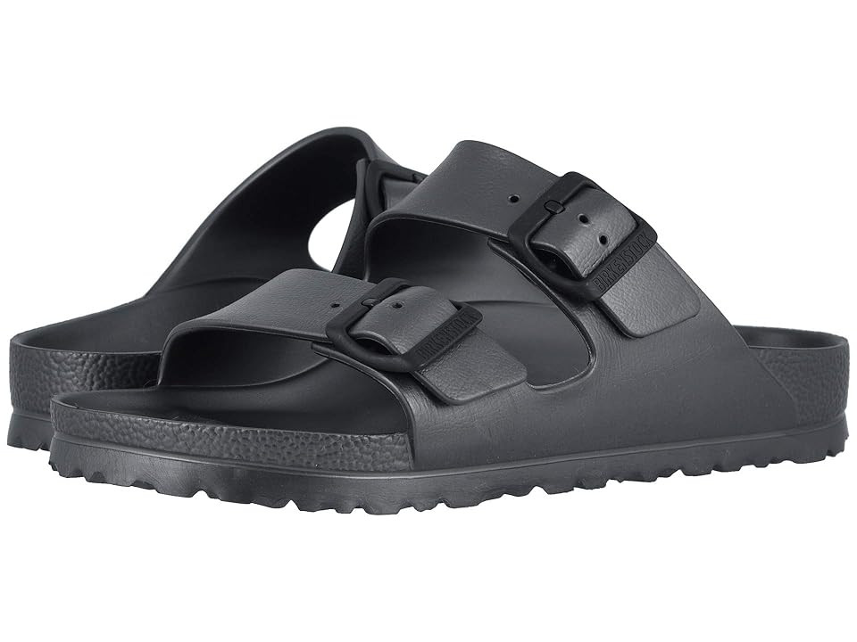 Birkenstock Arizona Essentials (Metallic Anthracite EVA) Women's Shoes | Zappos