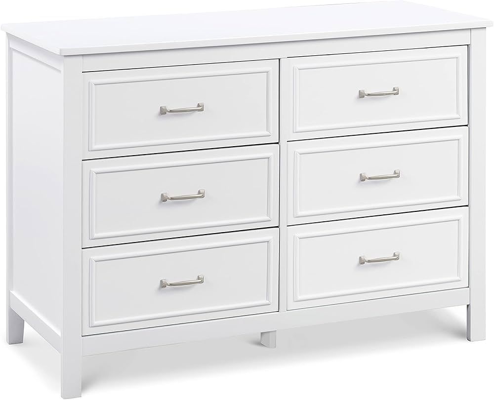 DaVinci Charlie 6-Drawer Double Dresser in White | Amazon (US)