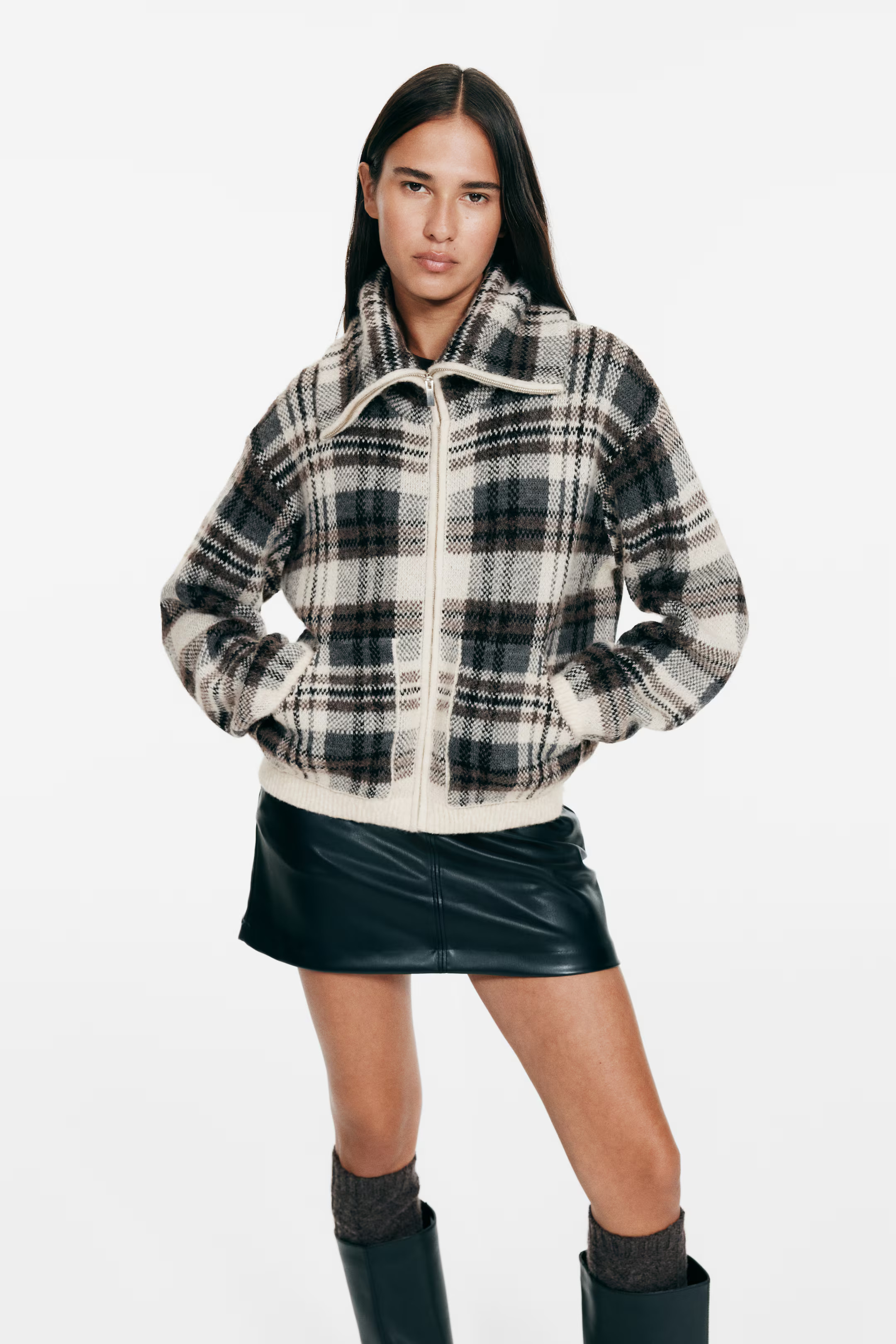 Jacquard-knit jacket | H&M (UK, MY, IN, SG, PH, TW, HK)