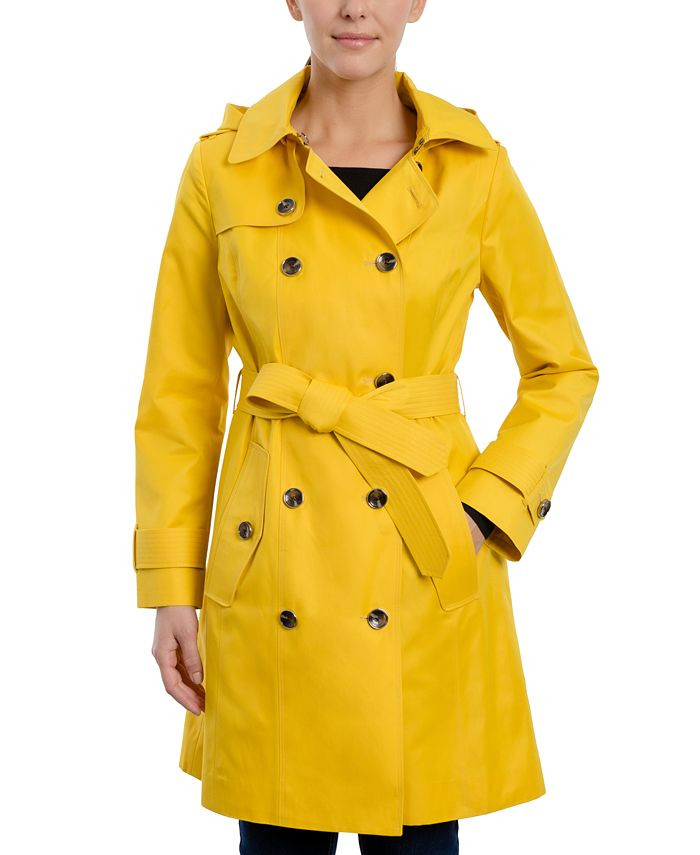 London Fog Women's Hooded Double-Breasted Trench Coat & Reviews - Coats & Jackets - Women - Macy'... | Macys (US)