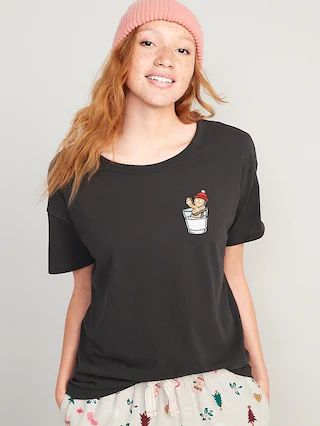 Matching Holiday Graphic Easy T-Shirt for Women | Old Navy (US)