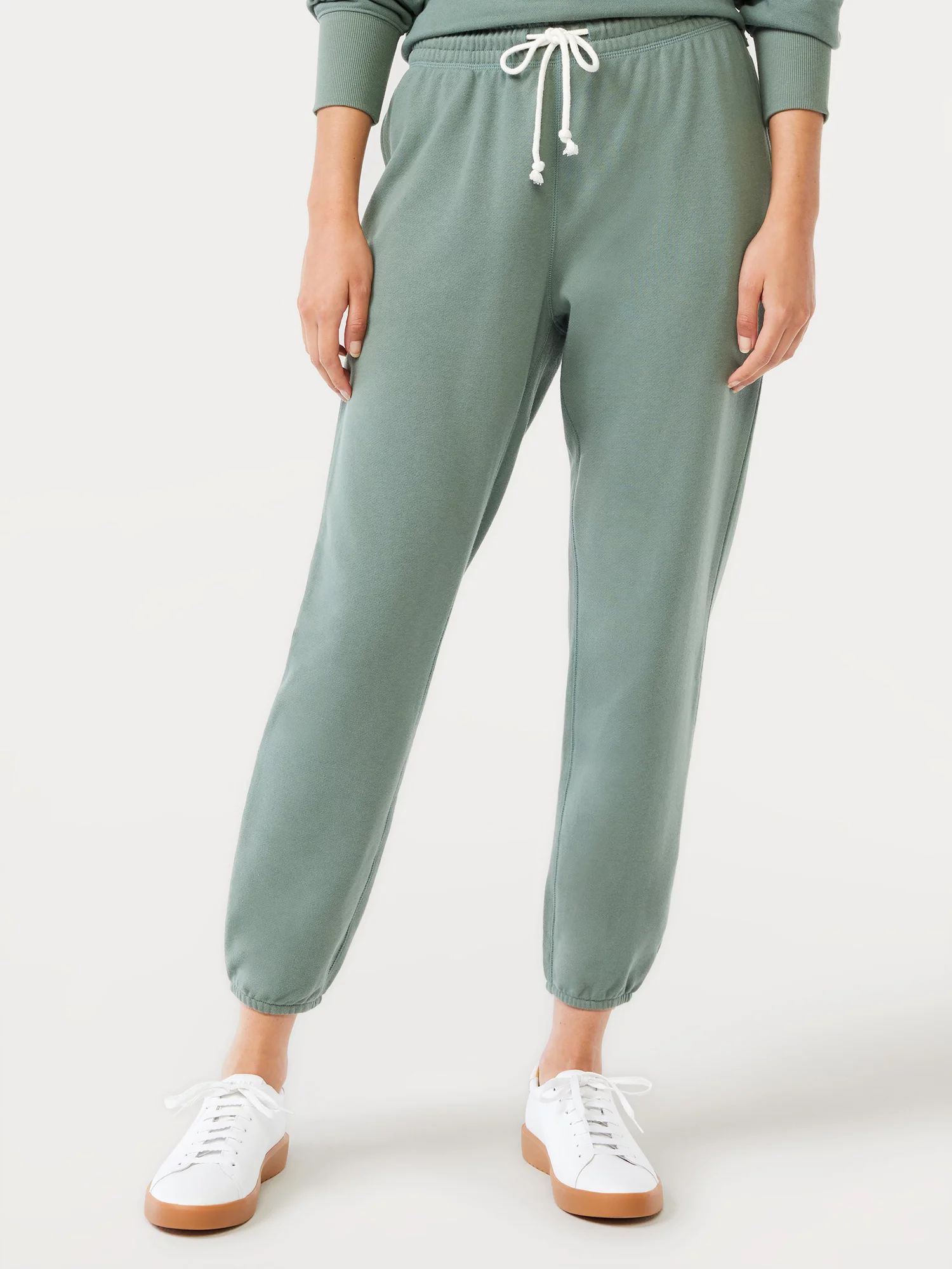 Free Assembly Women's Classic Cotton Blend Sweatpants | Walmart (US)