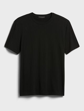 Organic Soft Wash Crew-Neck T-Shirt | Banana Republic (US)