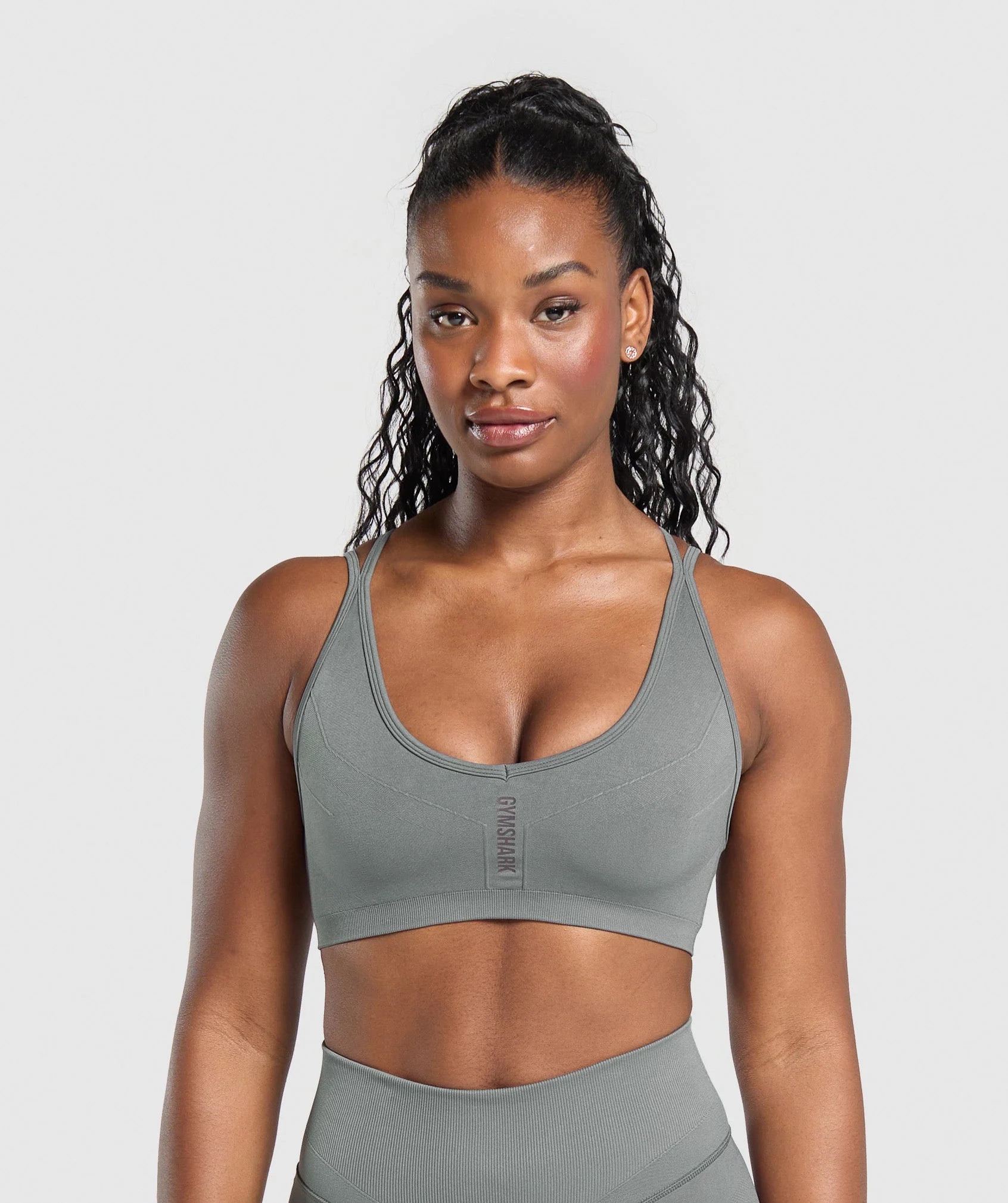 Gymshark Activate Seamless Bralette - Brushed Grey | Gymshark CA