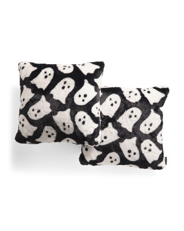 20x20in 2pk Ghost Toss Halloween Pillows | TJ Maxx