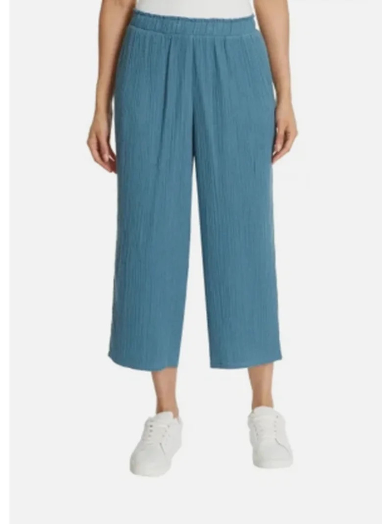 Jessica Simpson Women's Gauze Ankle Pants, Blue, X-Large | Walmart (US)