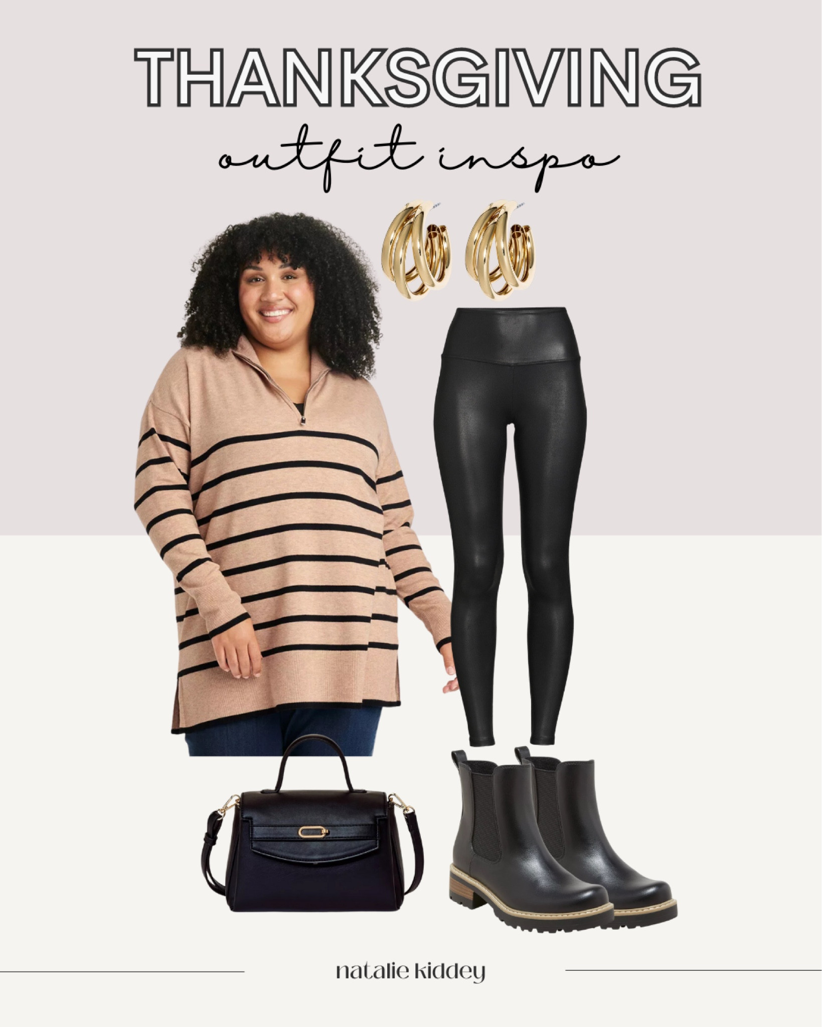 Another thanksgiving look! I love this quarter zip from target, it is so comfy and chic! I wear a xxl in this 

#LTKstyletip #LTKplussize #LTKSeasonal