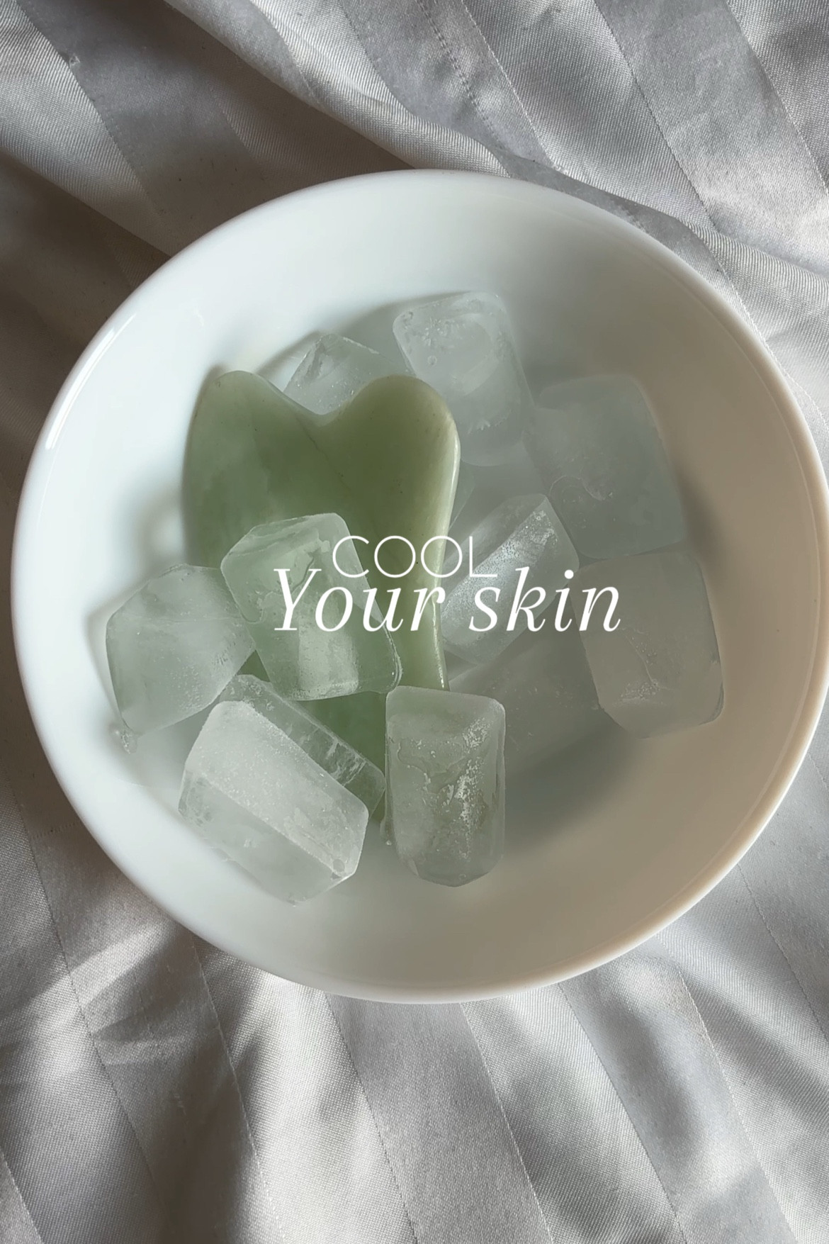 cool your skin | pro tip: cool your skincare tools before starting your routine 