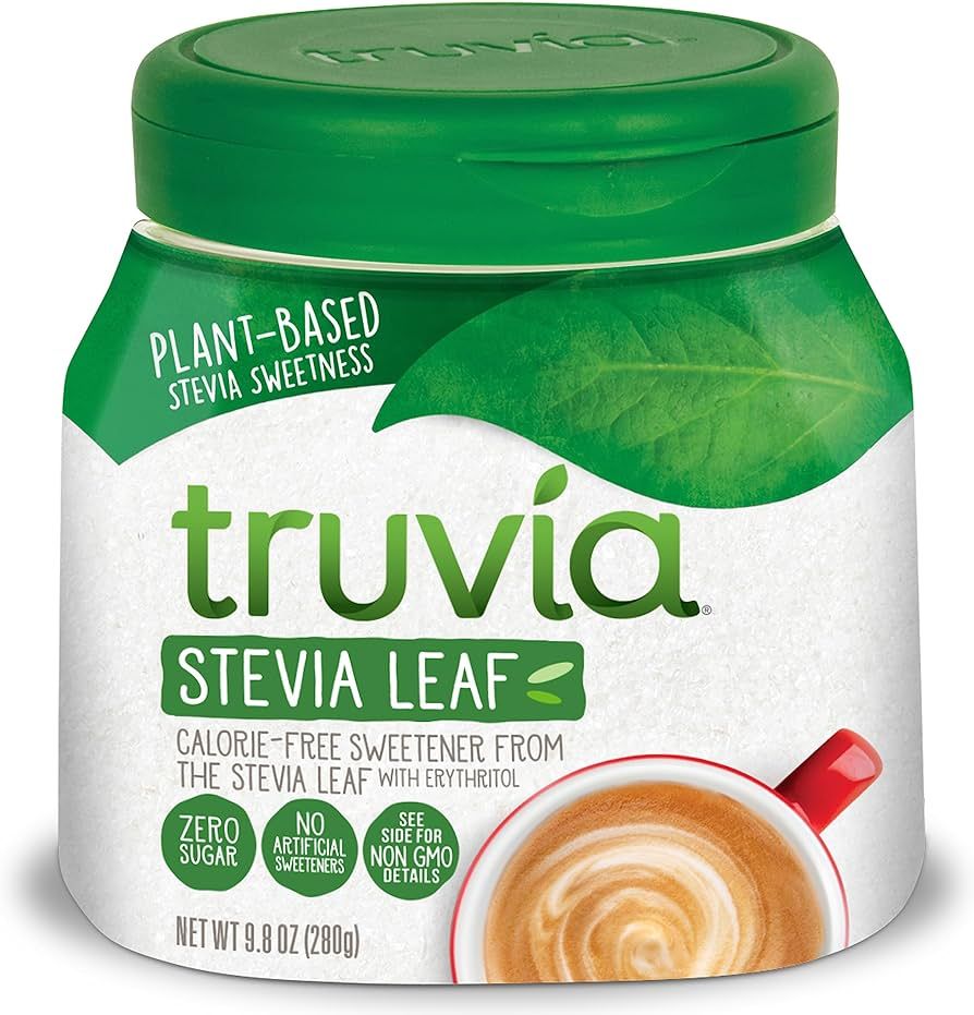 Truvia Original Calorie-Free Sweetener from the Stevia Leaf Spoonable (9.8 Ounce Stevia Jar) | Amazon (US)