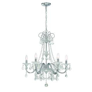 Home Decorators Collection Canterbury Park 6-Light Chrome Crystal Chandelier 29360-HBU | The Home Depot