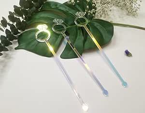 Set of 20 Diamond Ring Cocktail Stirrers Swizzle Stir Stick, Stirring Sticks Diamond Ring for Par... | Amazon (US)