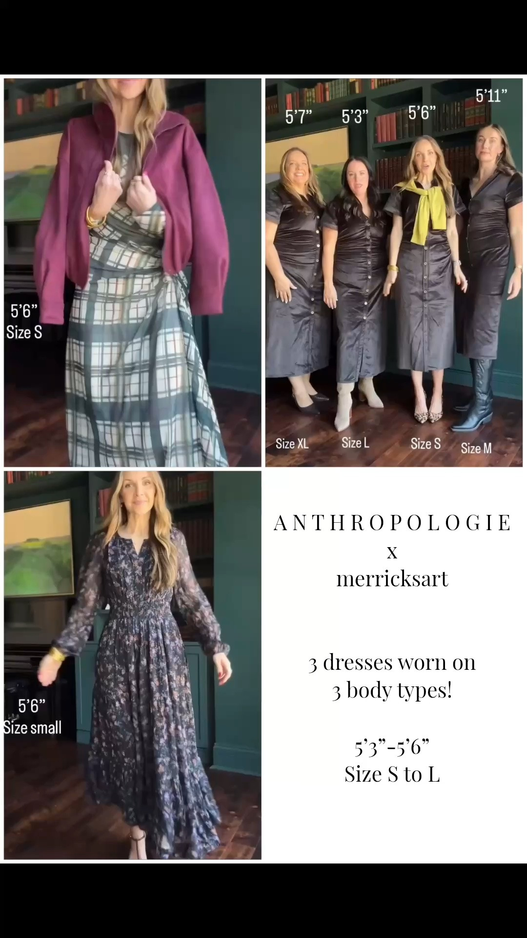 3 @Anthropologie dresses from my new collection!

#LTKSeasonal #LTKgrwm #LTKPetite