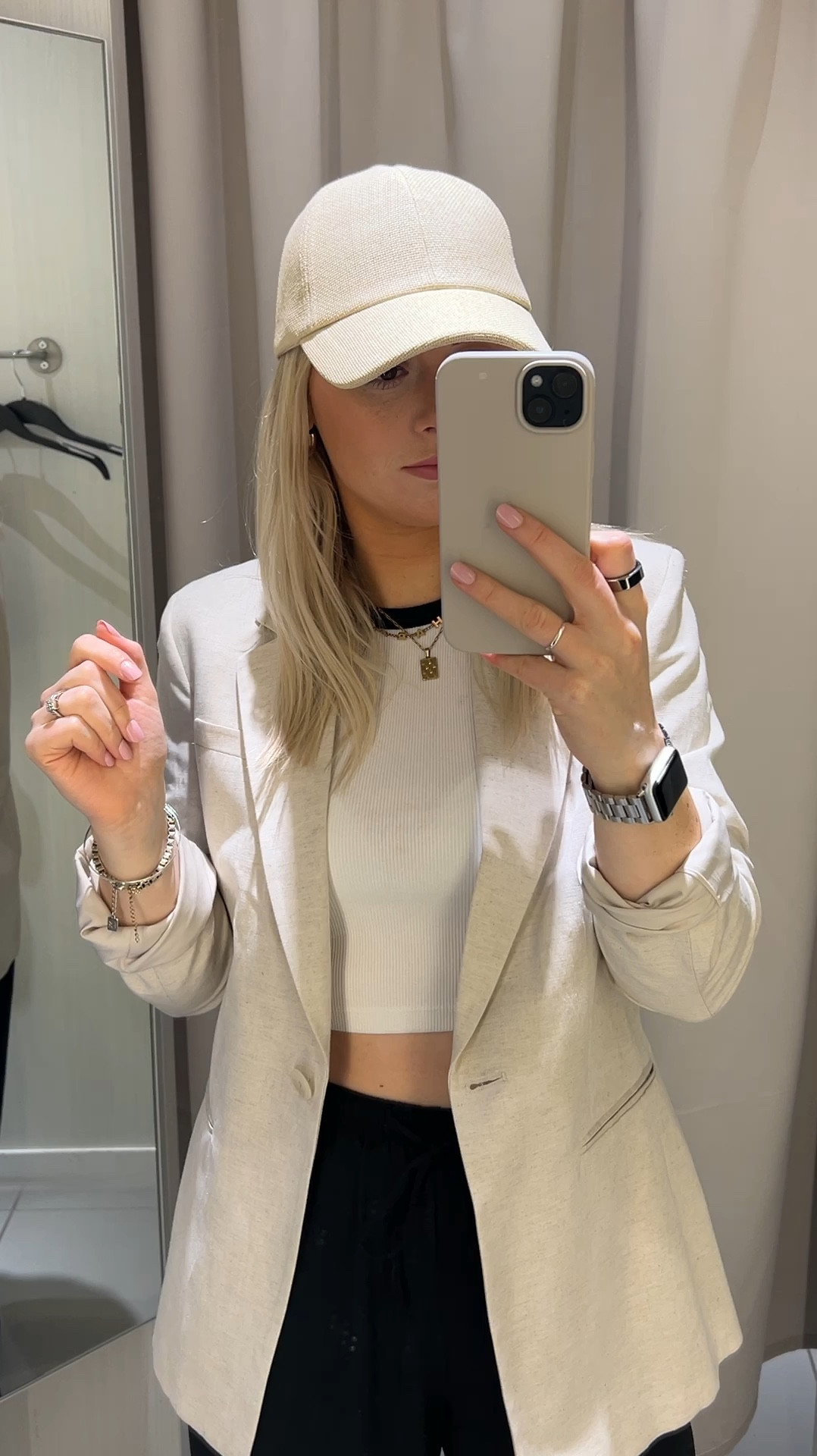 Linen blazer, neutral blazer, beige blazer, linen lightweight blazer, H&M blazer, neutral outfit, 

#LTKsalealert #LTKSeasonal #LTKeurope