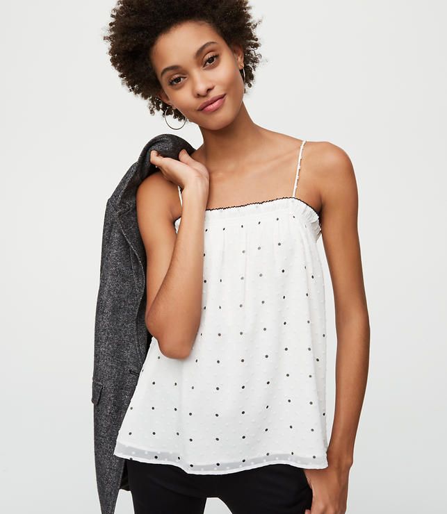Dotted Swing Cami | LOFT