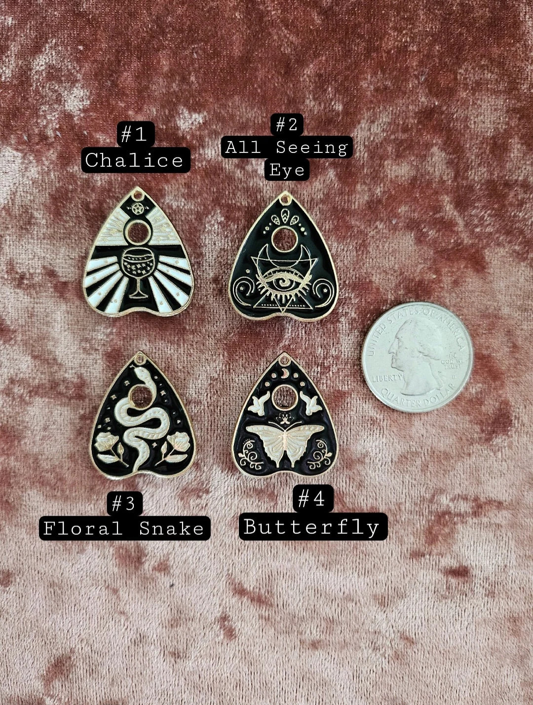 GOTH 'shoe Charm' Witchy Planchette Charms - Etsy | Etsy (US)