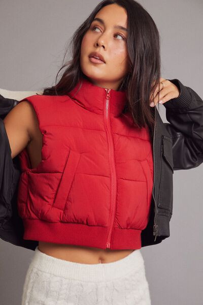 Quilted Cropped Vest | Forever 21