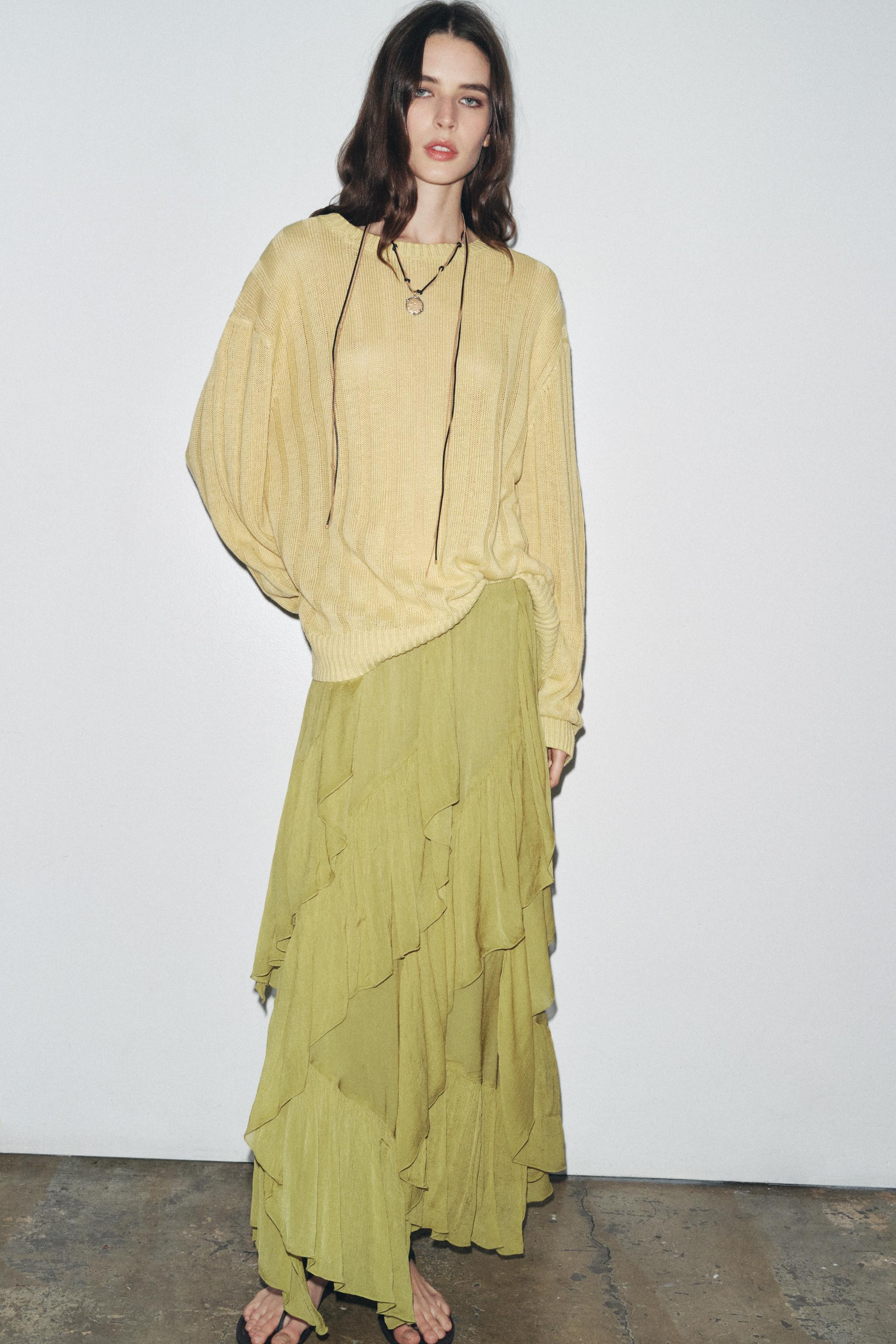 ZW COLLECTION RUFFLED SKIRT | Zara AU