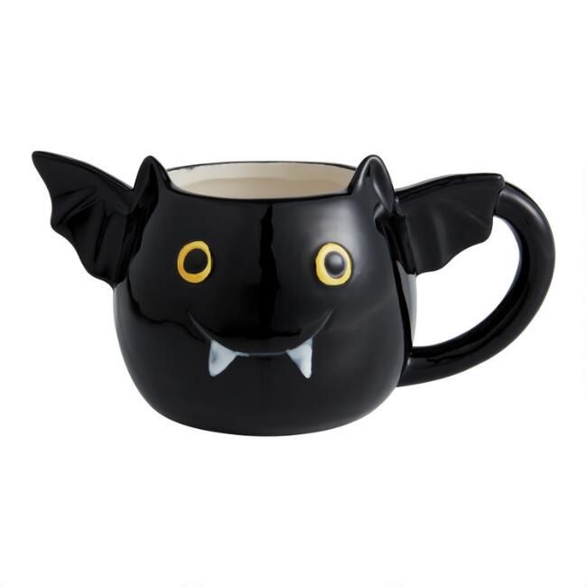 Black Bat Figural Mug | World Market