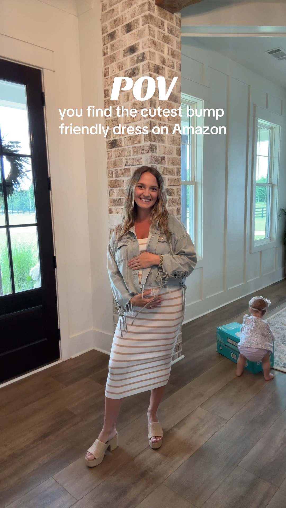 Bump friendly & only $50!

#LTKBump #LTKBaby #LTKFindsUnder50