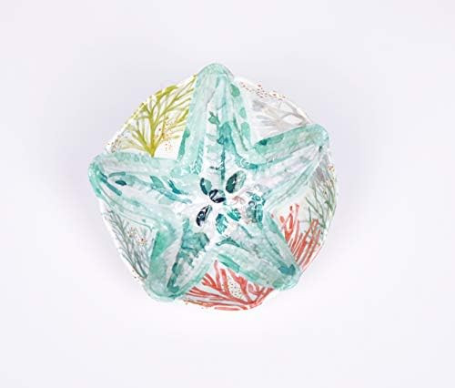 Starfish Melamine Bowl,7.8 Inches in Diameter Pasta Bowls, Salad Bowl Set, Large Bowl for Eating,... | Amazon (US)