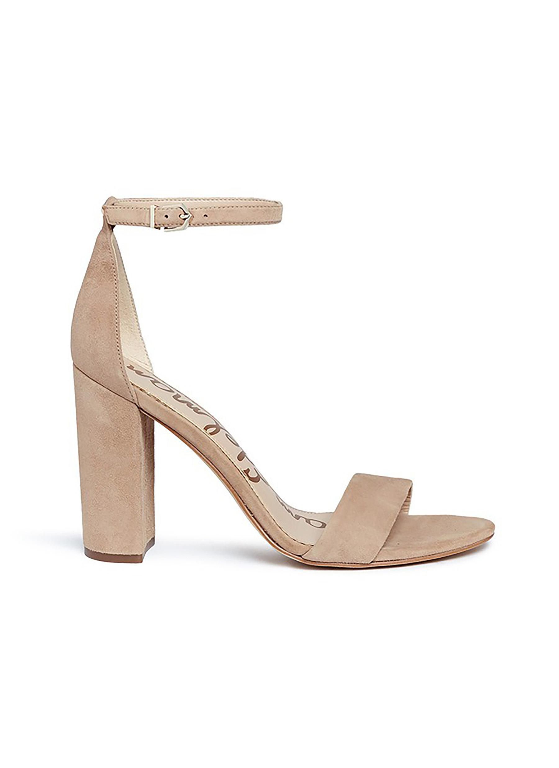 'Yaro' ankle strap suede sandals | Lane Crawford (US)