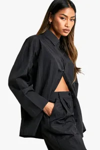 Casual Woven Oversized Shirt | boohoo (US & Canada)