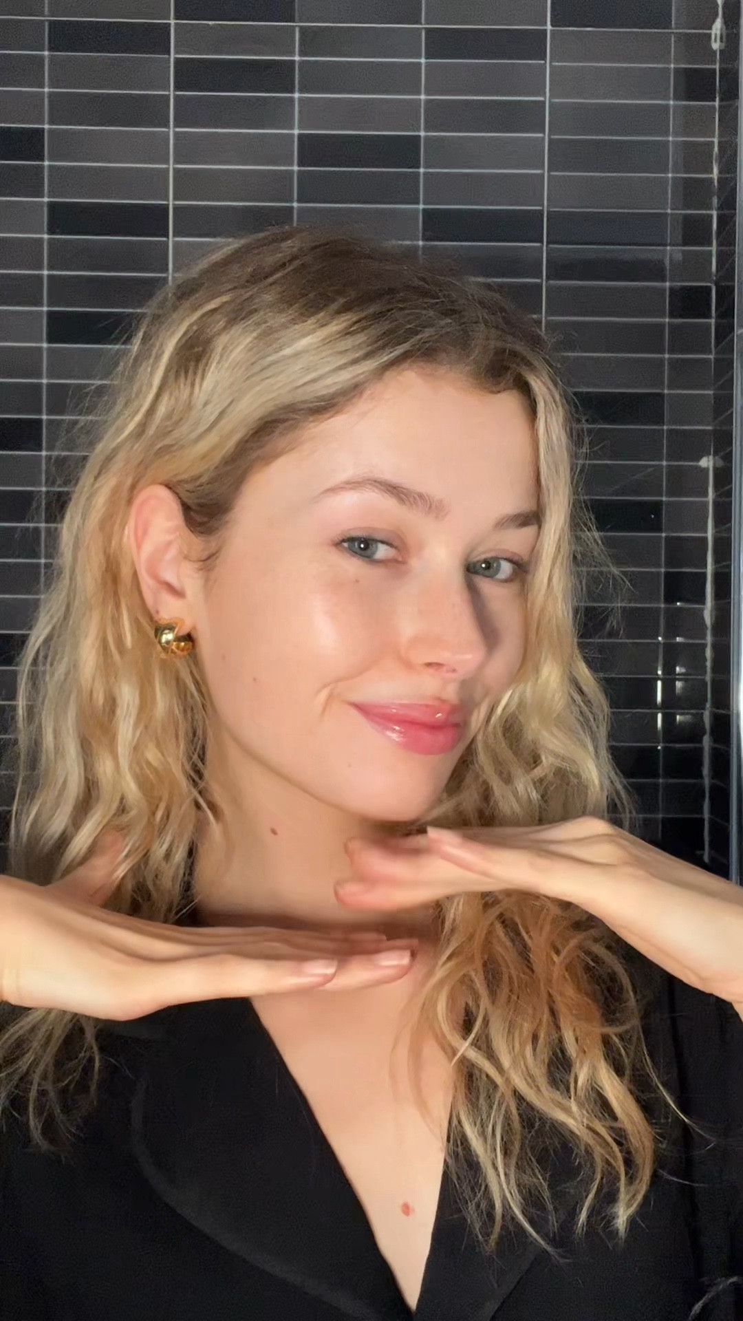 My current morning skincare - I do this a couple times a week 🫶🏽