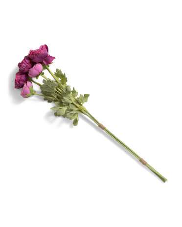 Set Of 3 Faux Ranunculus Stems | TJ Maxx