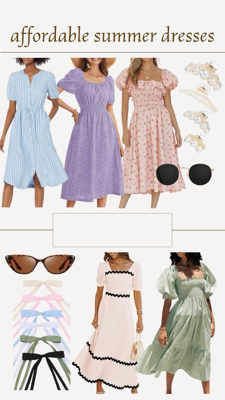 Affordable Summer Dresses - Amazon dresses - Amazon accessories - midi dresses

#LTKStyleTip