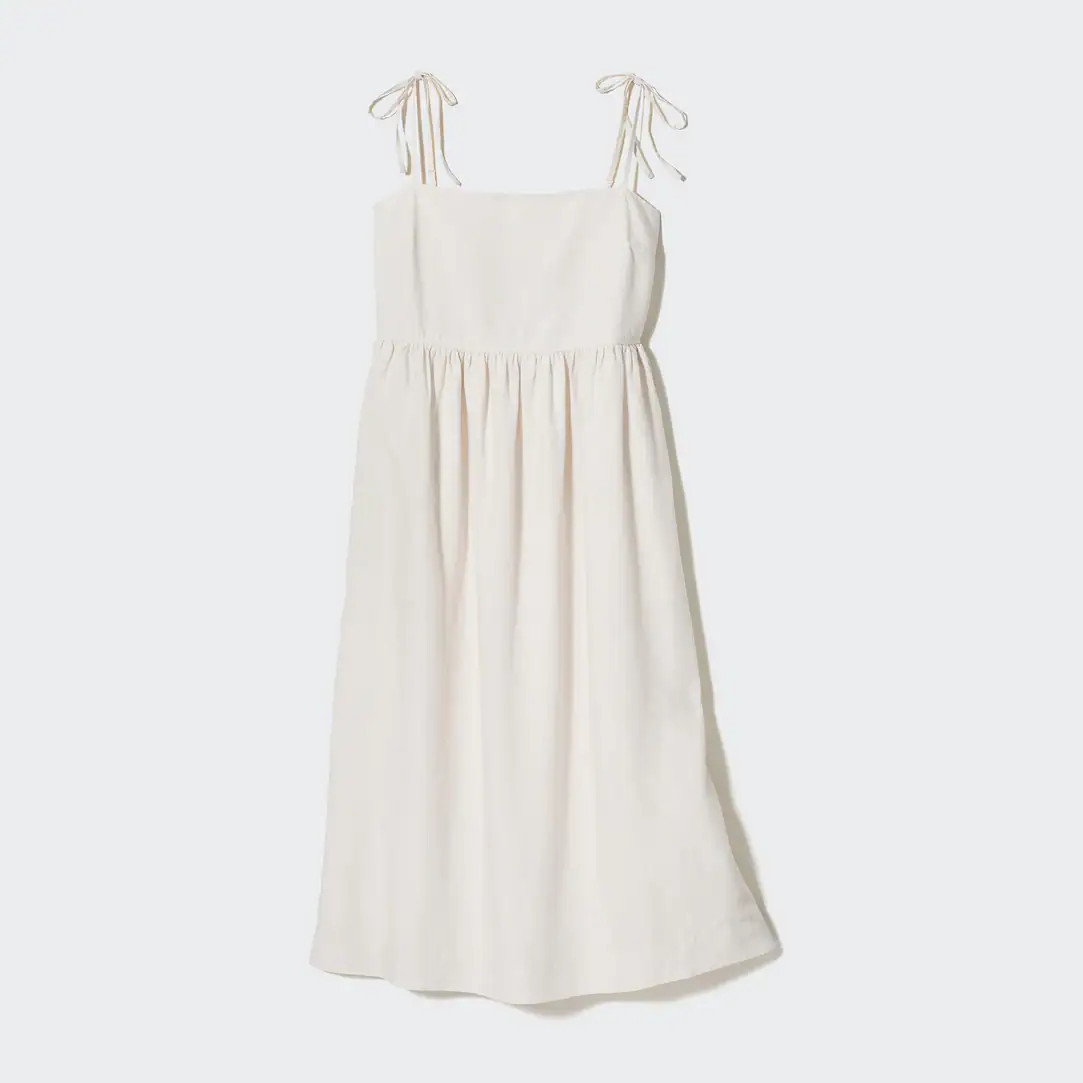 LINEN BLEND CAMISOLE DRESS | UNIQLO (UK)