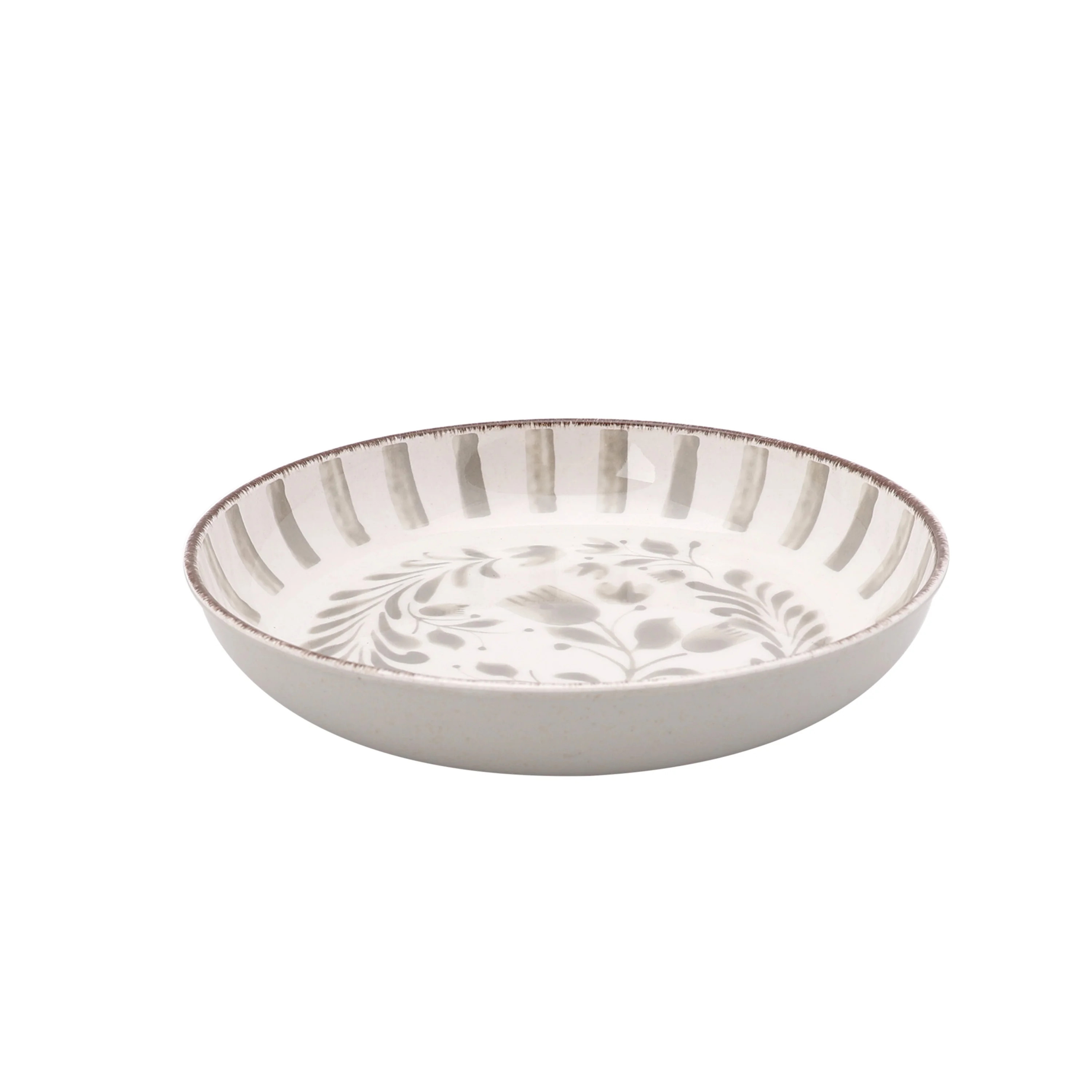 Better Homes & Gardens Bamboo Melamine Dinner Bowl, Grey | Walmart (US)