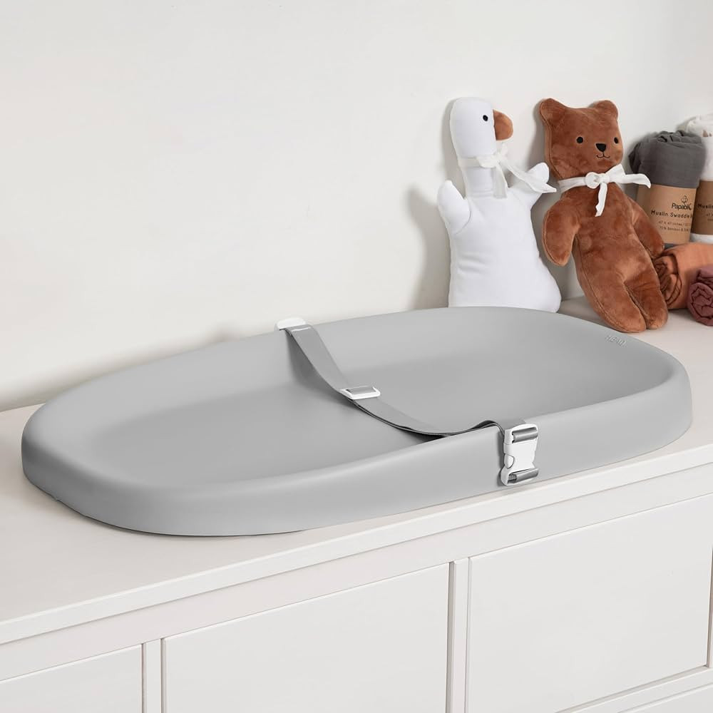 Papablic Wipeable Baby Changing Pad with Removable Safety Strap, Easy to Clean & Non-Slip Waterpr... | Amazon (US)