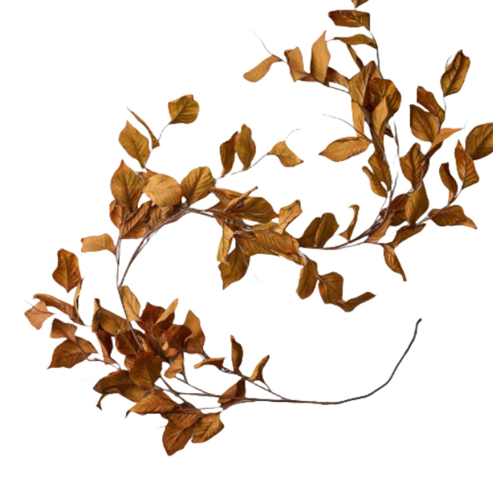 Magnolia Leaf Garland, UV Resistant and Waterproof, Suitable for Fall Decoration on Mantle, Table... | Amazon (US)