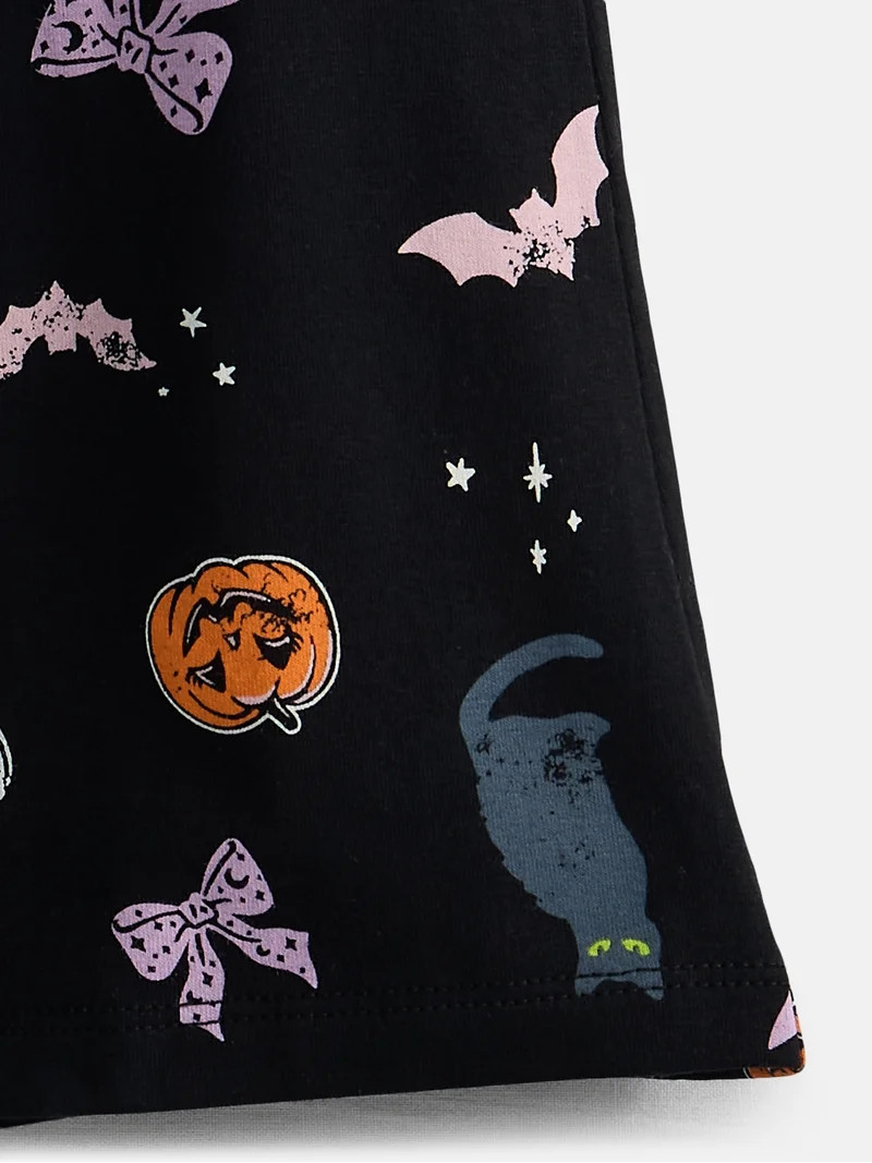 Toddler Girls' Halloween Flare Leggings from Way To Celebrate, Sizes 12M-5T | Walmart (US)