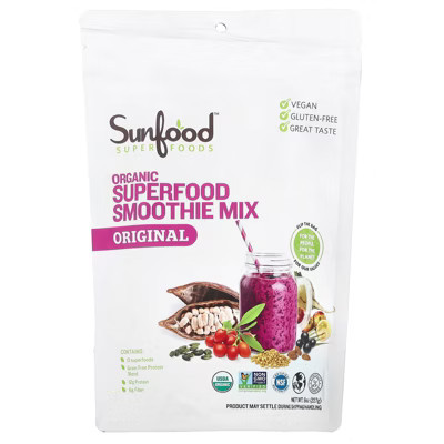 Sunfood Organic Superfood Smoothie Mix, Original , 8 oz (227 g) | Target